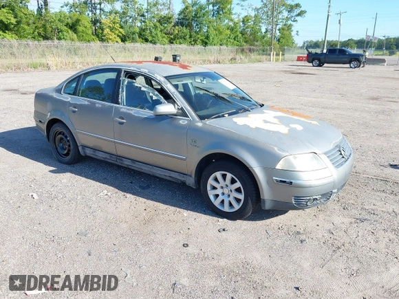 2001 Volkswagen Passat GLS z VIN WVWPD63B51P198425, wystawiony jako IAAI lot #42734511 z przebiegiem Nie podano mil oraz . Historia ofert i sprzedaży dostępna na DreamBid. Obrazek 1.
