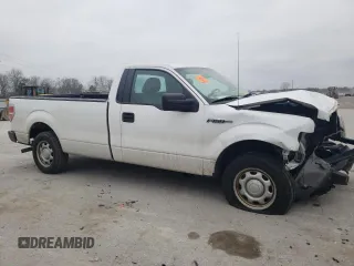 2013 Ford F-150 XL with VIN 1FTNF1CF3DKD51179, listed as a Copart auction lot 43833495 with 209,552 mi miles and Salvage Title. Bid and sale history available at carsss.com. Image 4.