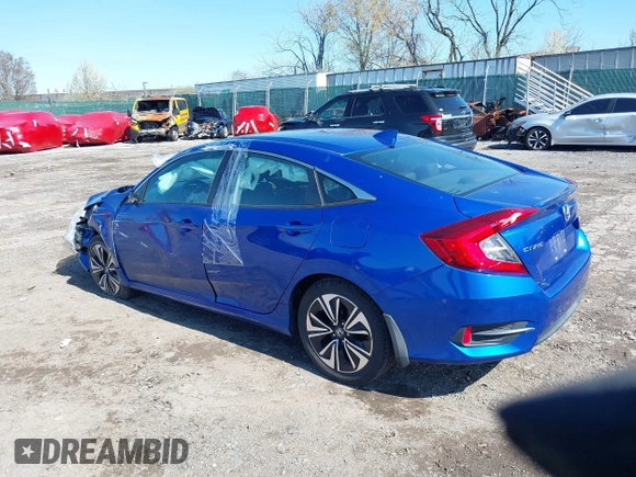 2017 Honda Civic Sedan EX-T with VIN 19XFC1F32HE207503, listed as a IAAI auction lot 41942040 with 60,983 mi miles. Bid and sale history available at carsss.com. Image 3.