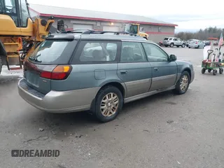 2001 Subaru Legacy Outback L.L. Bean with VIN 4S3BH806X17643016, listed as a IAAI auction lot 41919008 with 238,527 mi miles and . Bid and sale history available at DreamBid. Image 4.