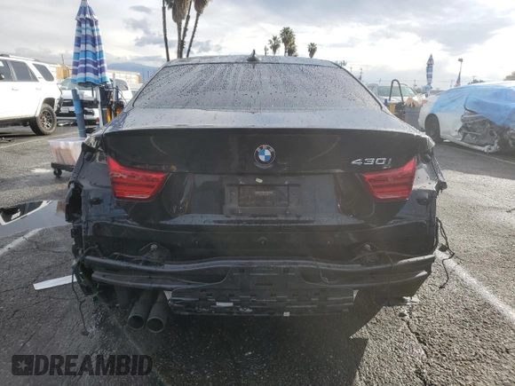 2019 BMW 4 Series 430i with VIN WBA4W3C56KAF92610, listed as a Copart auction lot 42234315 with 31,780 mi miles and Salvage Title. Bid and sale history available at carsss.com. Image 6.