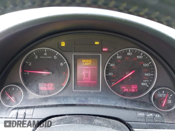 2002 Audi A4 1.8T with VIN WAULC68E12A228560, listed as a IAAI auction lot 41950435 with 251,161 mi miles. Bid and sale history available at carsss.com. Image 7.
