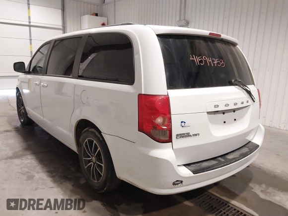 2019 Dodge Grand Caravan SE with VIN 2C4RDGBG8KR531227, listed as a IAAI auction lot 41594753 with 88,031 mi miles and . Bid and sale history available at DreamBid. Image 3.