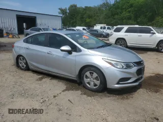 2018 Chevrolet Cruze LS with VIN 1G1BC5SM2J7150271, listed as a Copart auction lot 51698945 with 124,253 mi miles and Salvage Title. Bid and sale history available at DreamBid. Image 4.
