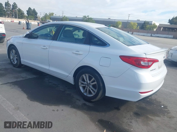 2016 Hyundai Sonata SE with VIN 5NPE24AF7GH345145, listed as a IAAI auction lot 41999228 with 76,917 mi miles and . Bid and sale history available at carsss.com. Image 3.