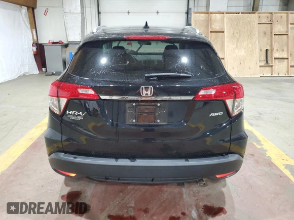 2022 Honda HR-V EX with VIN 3CZRU6H52NM736631, listed as a Copart auction lot 51266625 with 15,423 mi miles and Salvage Title. Bid and sale history available at carsss.com. Image 6.