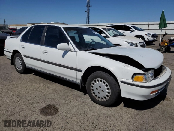 1993 Honda Accord with VIN 1HGCB7653PA144604, listed as a Copart auction lot 60893475 with 149,170 mi miles and Salvage title. Bid and sale history available at DreamBid. Image 4.
