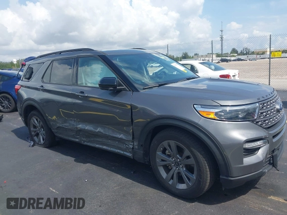 2022 Ford Explorer XLT with VIN 1FMSK7DH2NGC46747, listed as a IAAI auction lot 42379774 with 34,626 mi miles and . Bid and sale history available at DreamBid. Image 1.