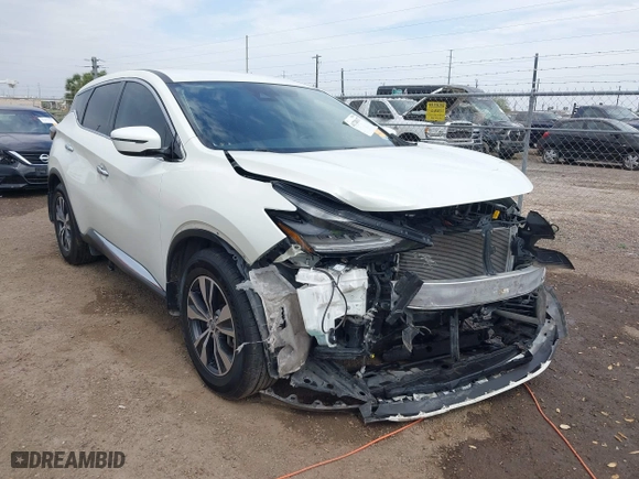 2020 Nissan Murano S with VIN 5N1AZ2AJXLN174772, listed as a IAAI auction lot 41728117 with 60,718 mi miles. Bid and sale history available at carsss.com. Image 6.