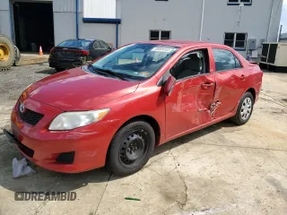 2010 Toyota Corolla with VIN 2T1BU4EE2AC380037, listed as a Copart auction lot 59009165 with 43,217 mi miles and Salvage title. Bid and sale history available at DreamBid. Image 1.