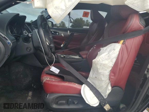 2018 Infiniti Q60 Sport with VIN JN1EV7EL0JM390193, listed as a Copart auction lot 75081554 with 62,331 mi miles and Salvage title. Bid and sale history available at DreamBid. Image 7.