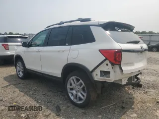2025 Honda Passport EX-L z VIN 5FNYF8H51SB009536, wystawiony jako Copart lot #59010555 z przebiegiem 767 mil mil oraz Szkoda całkowita • Salvage title. Historia ofert i sprzedaży dostępna na DreamBid. Obrazek 2.