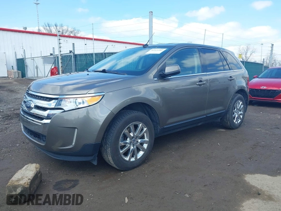 2013 Ford Edge Limited with VIN 2FMDK3KC0DBC18122, listed as a IAAI auction lot 41925582 with 190,955 mi miles. Bid and sale history available at carsss.com. Image 2.