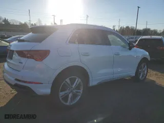 2020 Audi Q3 S line Premium Plus with VIN WA1EECF3XL1125347, listed as a Copart auction lot 42769355 with 44,501 mi miles and Salvage Title. Bid and sale history available at carsss.com. Image 3.