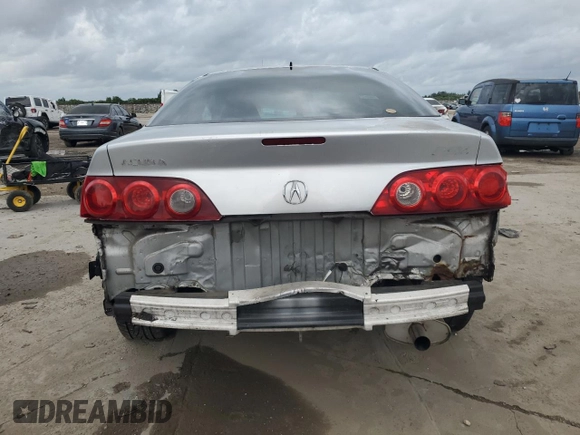 2005 Acura RSX with VIN JH4DC54875S009147, listed as a Copart auction lot 75296724 with 180,845 mi miles and Clean Title. Bid and sale history available at carsss.com. Image 6.