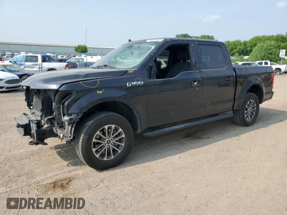 2019 Ford F-150 XL with VIN 1FTEW1EP8KFB62202, listed as a Copart auction lot 58601565 with 86,440 mi miles and Clean title. Bid and sale history available at DreamBid. Image 1.