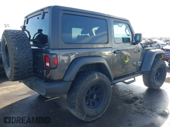 2018 Jeep Wrangler Sport S with VIN 1C4GJXAG8JW271323, listed as a IAAI auction lot 41215004 with Not Provided miles and . Bid and sale history available at DreamBid. Image 4.