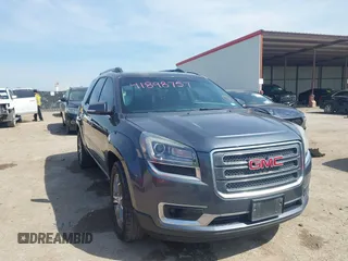 2014 GMC Acadia SLT z VIN 1GKKRRKD5EJ139789, wystawiony jako IAAI lot #41898757 z przebiegiem 130 135 mil mil oraz . Historia ofert i sprzedaży dostępna na DreamBid. Obrazek 1.