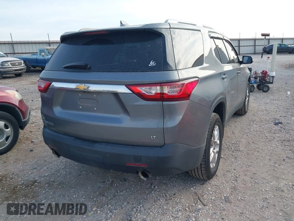 2018 Chevrolet Traverse LT Cloth with VIN 1GNERGKW3JJ254312, listed as a IAAI auction lot 41867193 with 113,082 mi miles and . Bid and sale history available at DreamBid. Image 4.