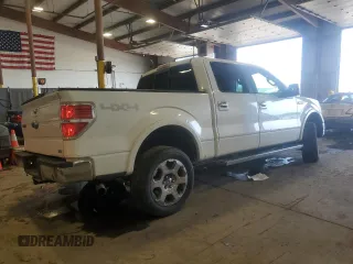 2010 Ford F-150 XL with VIN 1FTFW1EV2AFA49556, listed as a Copart auction lot 62286275 with 154,176 mi miles and Salvage title. Bid and sale history available at DreamBid. Image 3.