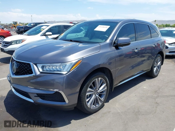 2018 Acura MDX Technology with VIN 5J8YD3H53JL007552, listed as a IAAI auction lot 42648090 with 58,706 mi miles and . Bid and sale history available at DreamBid. Image 2.