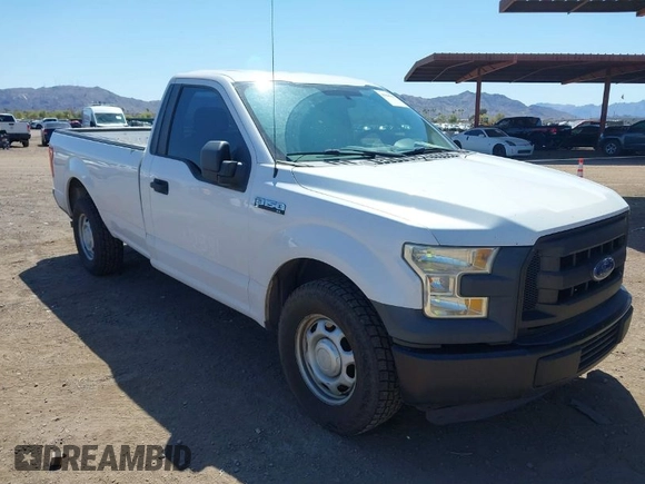 2016 Ford F-150 XL with VIN 1FTMF1C81GKD05786, listed as a IAAI auction lot 41846067 with 126,607 mi miles. Bid and sale history available at carsss.com. Image 1.
