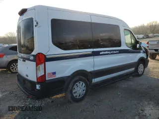 2020 Ford Transit z VIN 1FMZK1C87LKB11433, wystawiony jako Copart lot #85380574 z przebiegiem Nie podano mil oraz Szkoda całkowita • Salvage title. Historia ofert i sprzedaży dostępna na DreamBid. Obrazek 3.