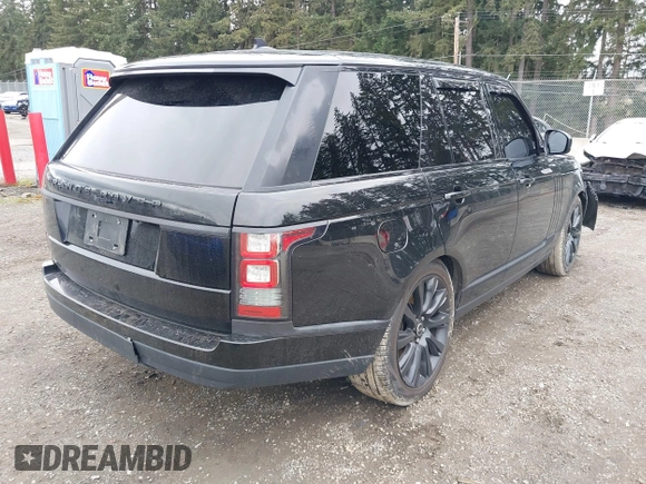 2016 Land Rover Range Rover with VIN SALGR2KF2GA303053, listed as a IAAI auction lot 41745752 with 111,045 mi miles and . Bid and sale history available at DreamBid. Image 4.