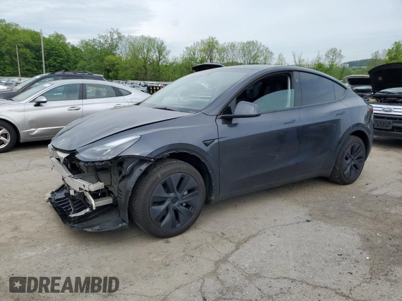 2024 Tesla Model Y Long Range с VIN 7SAYGDEE3RA328991, выставлен на аукционе Copart как лот 56637455 с пробегом Не указан миль и Списание • Salvage title. История ставок и продаж доступна на DreamBid. Изображение 1.