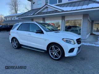 2018 Mercedes-Benz GLE 43 AMG with VIN 4JGDA6EB4JB100776, listed as a Copart auction lot 46167125 with 159,530 mi miles and Clean Title. Bid and sale history available at DreamBid. Image 1.