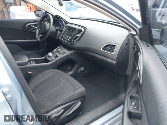 2015 Chrysler 200 Limited with VIN 1C3CCCAB6FN698328, listed as a IAAI auction lot 41776647 with 108,649 mi miles. Bid and sale history available at carsss.com. Image 5.