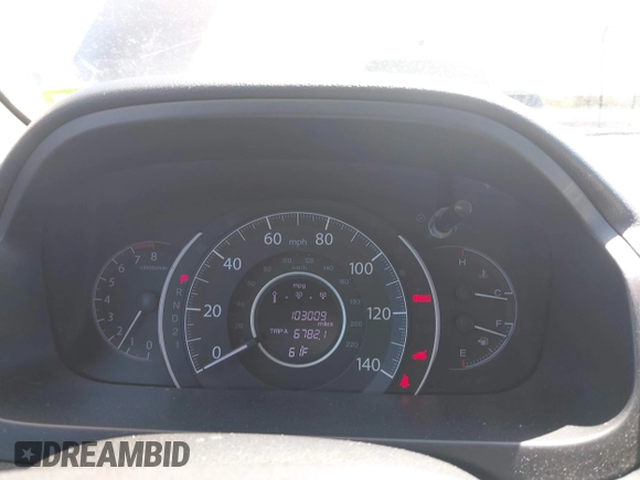 2014 Honda CR-V EX with VIN 2HKRM4H50EH628721, listed as a IAAI auction lot 42064143 with 103,009 mi miles and . Bid and sale history available at carsss.com. Image 7.