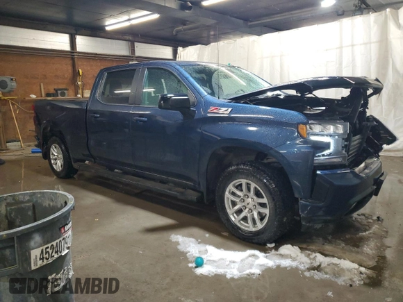 2021 Chevrolet Silverado 1500 RST with VIN 1GCUYEEL2MZ427241, listed as a Copart auction lot 41973015 with 45,003 mi miles and Salvage Title. Bid and sale history available at carsss.com. Image 4.