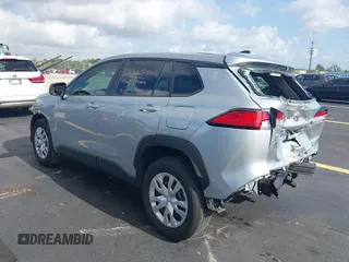 2024 Toyota Corolla Cross L with VIN 7MUAAAAG2RV116884, listed as a IAAI auction lot 42288475 with 10,539 mi miles and . Bid and sale history available at DreamBid. Image 3.
