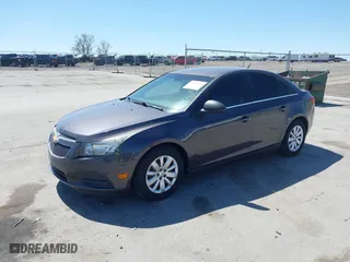 2011 Chevrolet Cruze LS with VIN 1G1PD5SH8B7222324, listed as a IAAI auction lot 42031989 with 214,914 mi miles. Bid and sale history available at carsss.com. Image 2.