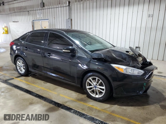 2017 Ford Focus SE with VIN 1FADP3F26HL315683, listed as a Copart auction lot 53682395 with 34,301 mi miles and Salvage Title. Bid and sale history available at carsss.com. Image 4.