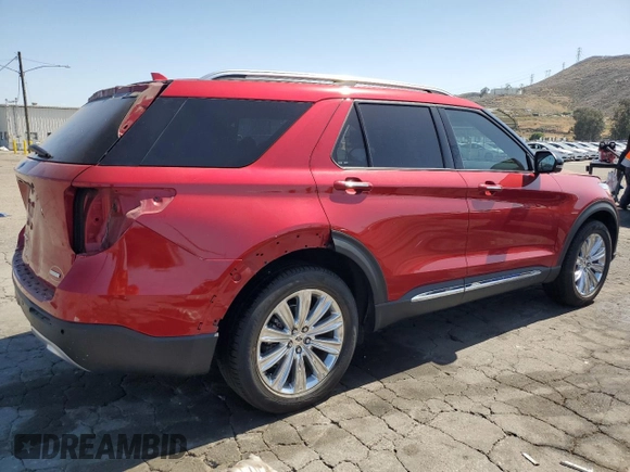 2020 Ford Explorer Limited z VIN 1FMSK7FH1LGA82062, wystawiony jako Copart lot #58261415 z przebiegiem 45 282 mil mil oraz Szkoda całkowita • Salvage title. Historia ofert i sprzedaży dostępna na DreamBid. Obrazek 3.