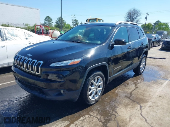 2018 Jeep Cherokee Latitude Plus with VIN 1C4PJMLBXJD585518, listed as a IAAI auction lot 41881215 with 66,182 mi miles and . Bid and sale history available at DreamBid. Image 2.