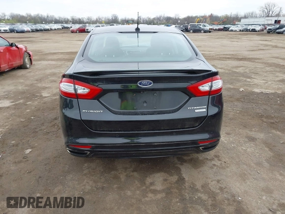 2015 Ford Fusion Titanium with VIN 3FA6P0K93FR223195, listed as a IAAI auction lot 42016806 with 94,312 mi miles. Bid and sale history available at carsss.com. Image 16.