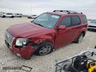2009 Mercury Mariner Premier with VIN 4M2CU87G59KJ26384, listed as a Copart auction lot 42447775 with 115,695 mi miles and Salvage Title. Bid and sale history available at carsss.com. Image 1.