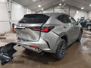 2022 Lexus NX with VIN 2T2AGCEZ3NC005386, listed as a IAAI auction lot 41537116 with 19,525 mi miles. Bid and sale history available at carsss.com. Image 4.