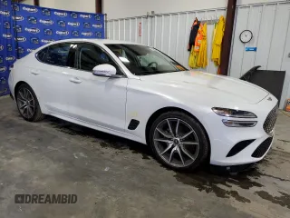 2023 Genesis G70 2.0T with VIN KMTG34TA6PU129155, listed as a Copart auction lot 64161074 with 20,690 mi miles and Non Repairable. Bid and sale history available at carsss.com. Image 4.