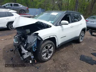 2021 Jeep Compass Limited with VIN 3C4NJDCBXMT576517, listed as a IAAI auction lot 42158694 with 22,770 mi miles and . Bid and sale history available at DreamBid. Image 17.