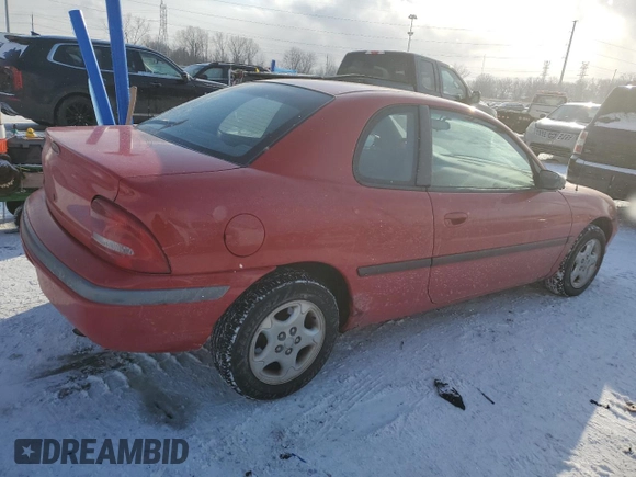1996 Plymouth Neon z VIN 1P3ES62C4TD541124, wystawiony jako Copart lot #88826005 z przebiegiem 76 499 mil mil oraz Czysty tytuł • Clean title. Historia ofert i sprzedaży dostępna na DreamBid. Obrazek 3.