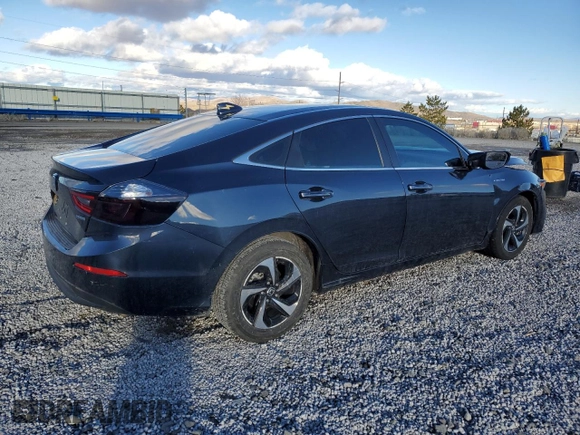 2022 Honda Insight EX with VIN 19XZE4F56NE011358, listed as a Copart auction lot 44727035 with 52,997 mi miles and Salvage Title. Bid and sale history available at carsss.com. Image 3.