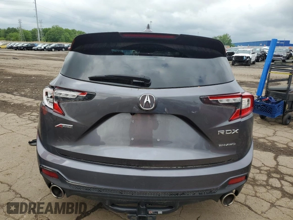 2021 Acura RDX w/A-Spec Package z VIN 5J8TC2H61ML018506, wystawiony jako Copart lot #58461365 z przebiegiem 29 519 mil mil oraz Nie do naprawy • Non repairable. Historia ofert i sprzedaży dostępna na DreamBid. Obrazek 6.
