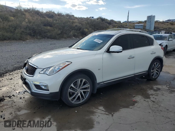2017 Infiniti QX50 with VIN JN1BJ0RR9HM408737, listed as a Copart auction lot 74100454 with 73,852 mi miles and Salvage Title. Bid and sale history available at carsss.com. Image 1.
