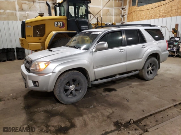 2007 Toyota 4Runner SR5 with VIN JTEBU14R678097854, listed as a Copart auction lot 50805655 with 149,242 mi miles and Salvage Title. Bid and sale history available at carsss.com. Image 1.