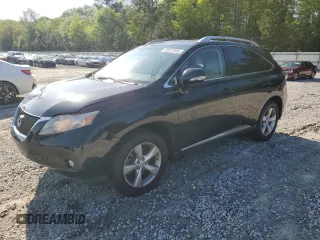 2011 Lexus RX 350 with VIN 2T2BK1BAXBC091801, listed as a Copart auction lot 52027045 with 185,562 mi miles and Salvage Title. Bid and sale history available at DreamBid. Image 1.