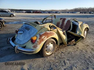 1973 Volkswagen Beetle with VIN 1332037341, listed as a Copart auction lot 41814485 with 95,231 mi miles and Non Repairable. Bid and sale history available at DreamBid. Image 3.